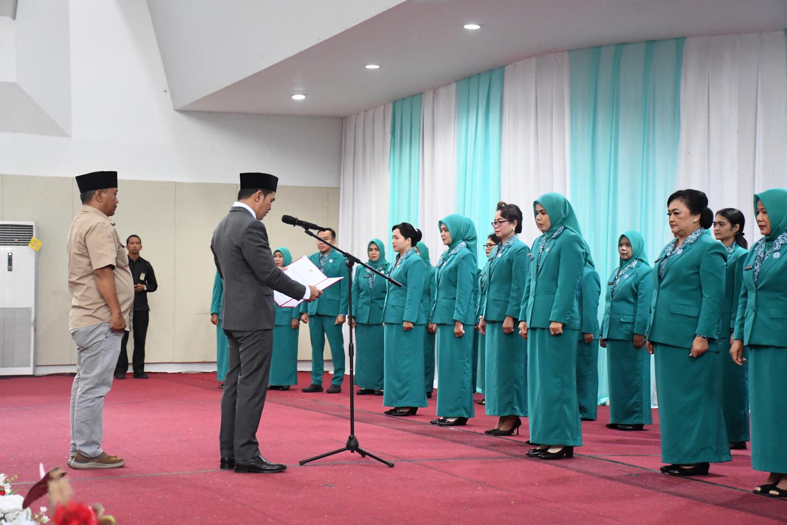 Hasanah Rifai Resmi Jabat Ketua TP PKK Pulang Pisau Periode 2025-2030