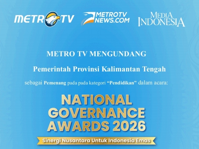 Kalteng Raih Penghargaan Nasional dalam National Governance Awards 2026,  Digitalisasi Pembelajaran, Sekolah Gratis dan Kuliah Gratis Jadi Sorotan  Nasional - MULTIMEDIA CENTER PROVINSI KALIMANTAN TENGAH