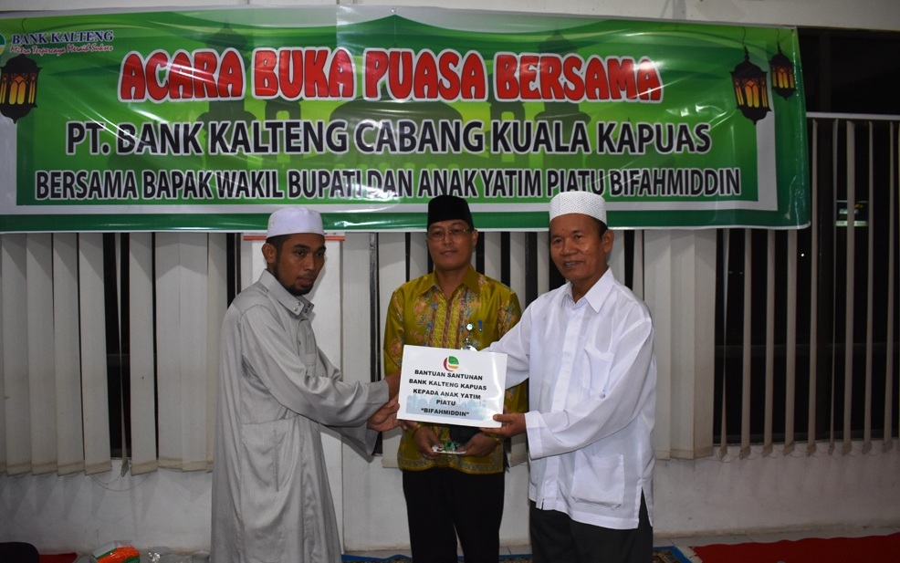 Wabup Hadiri Buka Puasa Bersama Bank Kalteng Kuala Kapuas