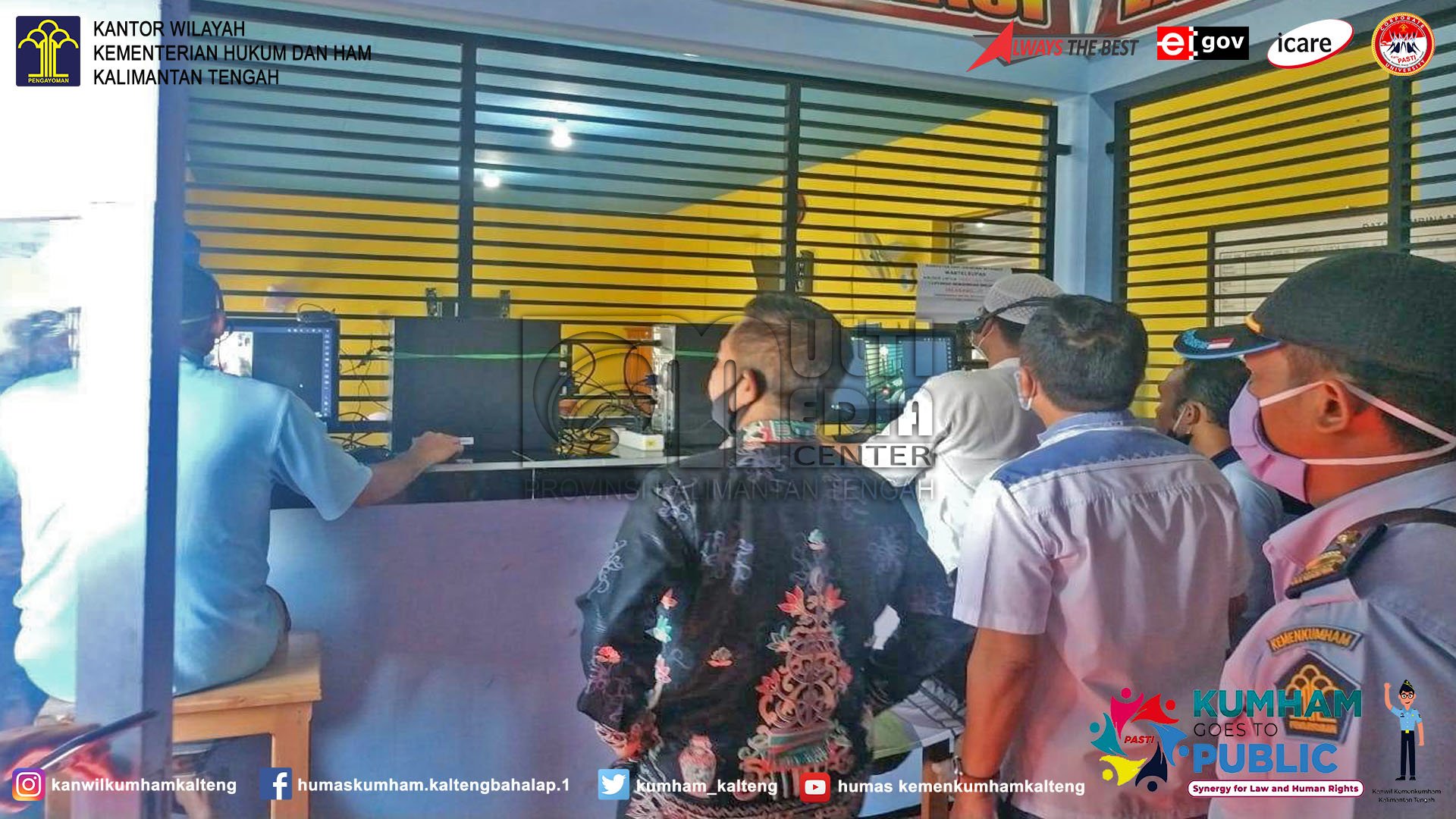 Lebaran, Kadivpas Laksanakan Monev di Lapas Palangka Raya