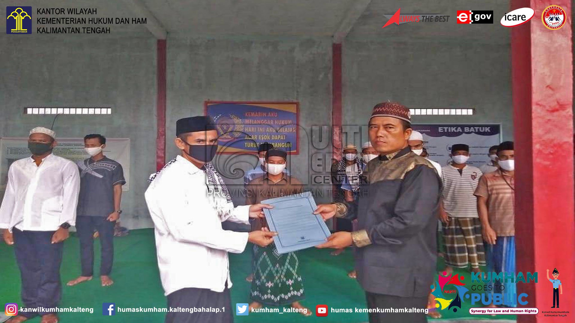 Kabar Gembira, Warga Binaan Lapas Sukamara Terima Remisi Keagamaan