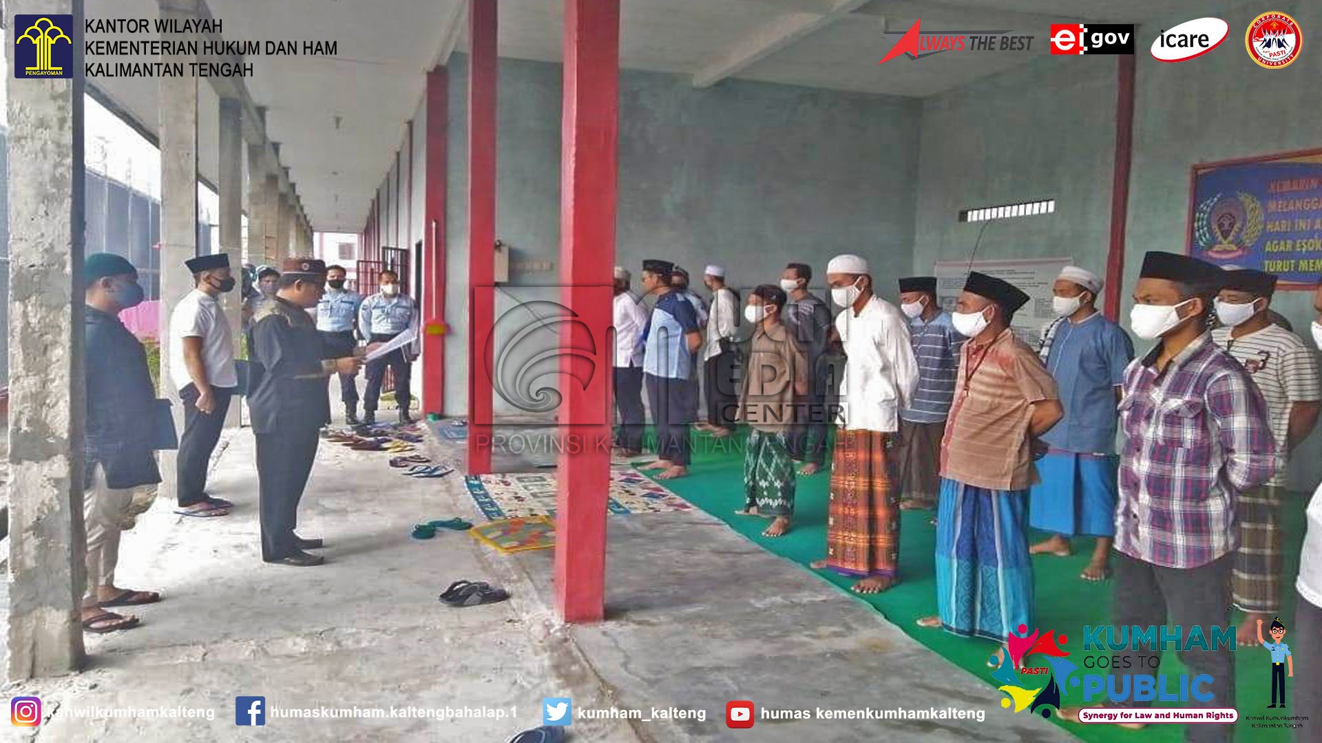 Kabar Gembira, Warga Binaan Lapas Sukamara Terima Remisi Keagamaan