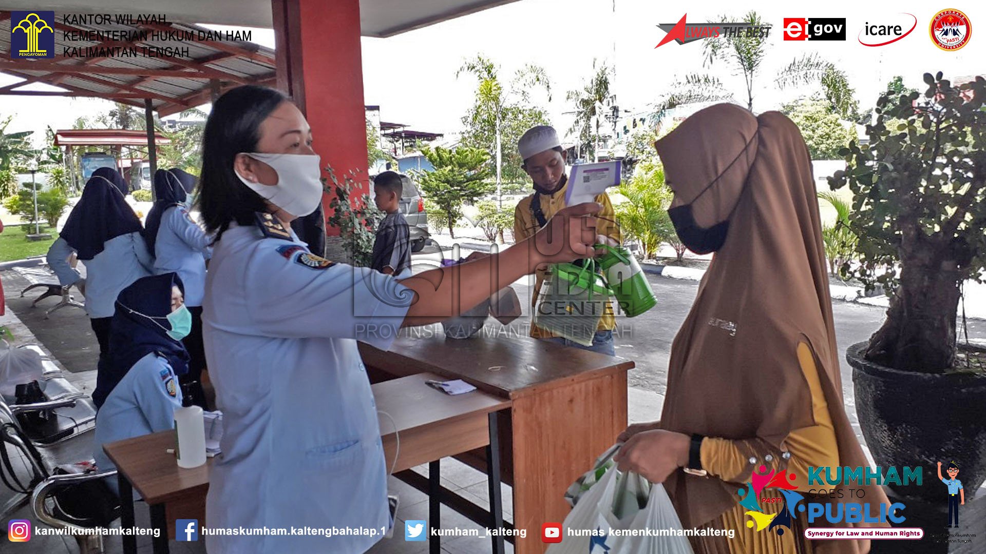 Lebaran Hari Pertama Lapas Palangka Raya Pada Masa Pandemi Covid-19