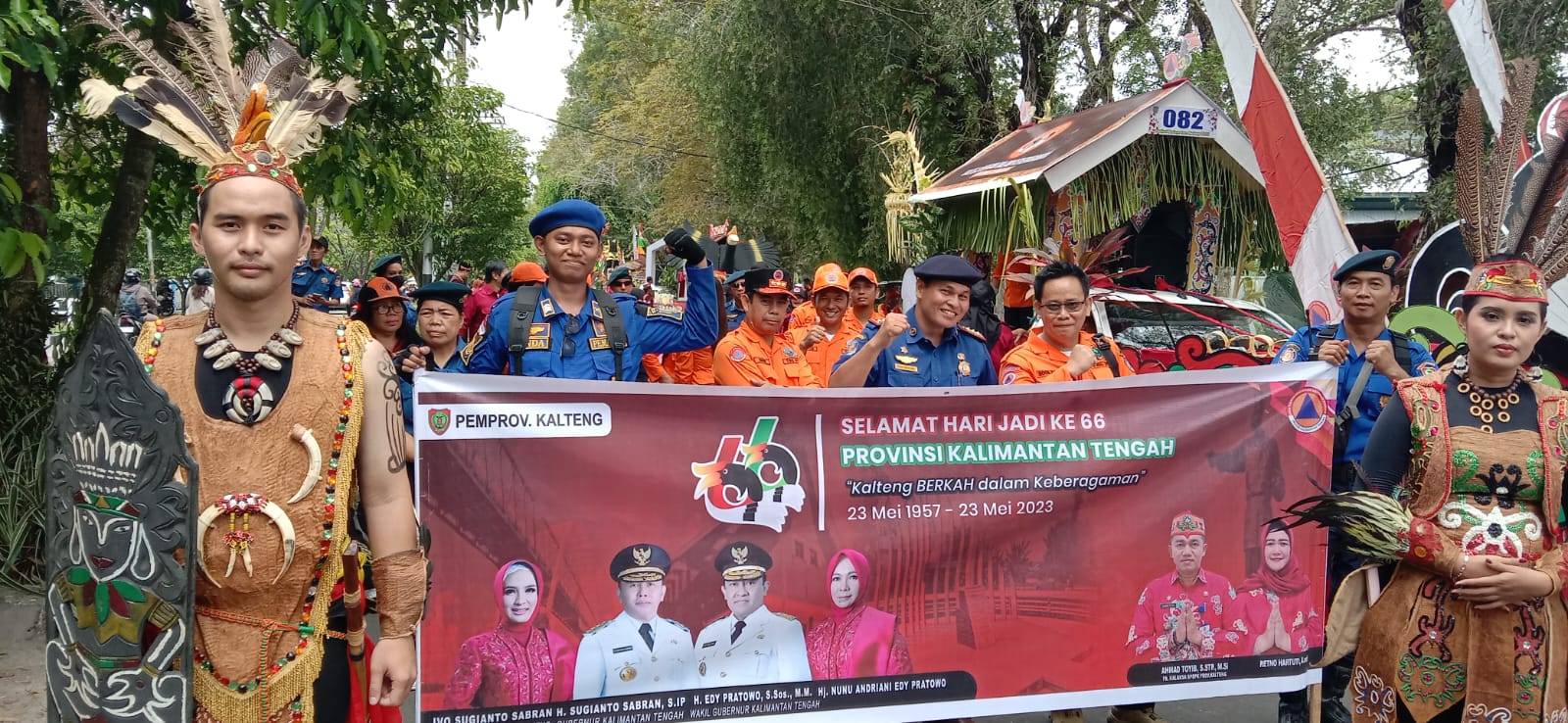 Meriahkan Karnaval Budaya FBIM 2023, BPBPK Prov. Kalteng Usung Tema Siap Wujudkan Kalteng BerAKHLAK Penuh Dengan KeBERKAHan 