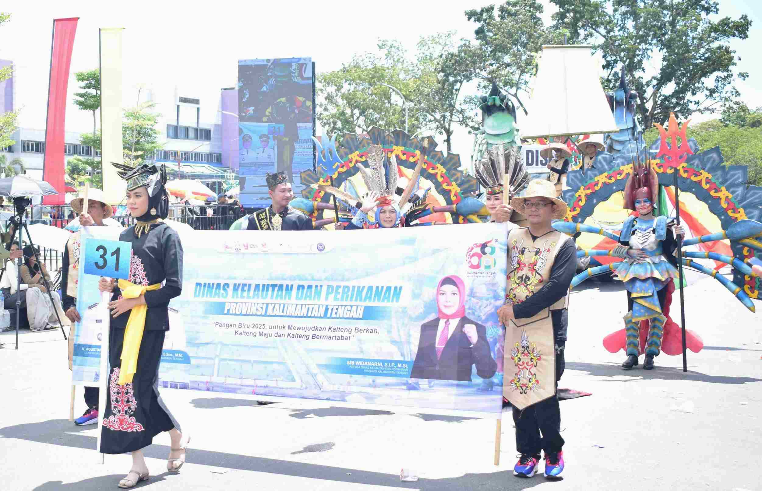 Dislutkan Prov. Kalteng Raih Juara 1 Karnaval Budaya FBIM Tahun 2025