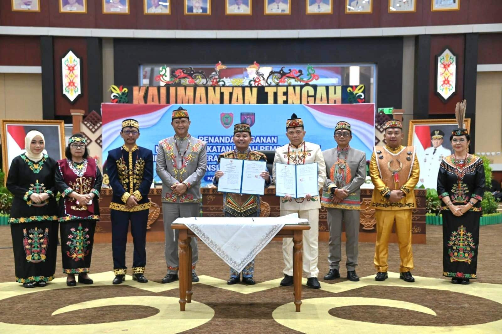 Gubernur Kalteng Hadiri Penandatanganan Nota Kesepakatan Hibah Pembangunan Rindam XXII/Tambun Bungai, Perkuat Keamanan dan SDM Daerah   