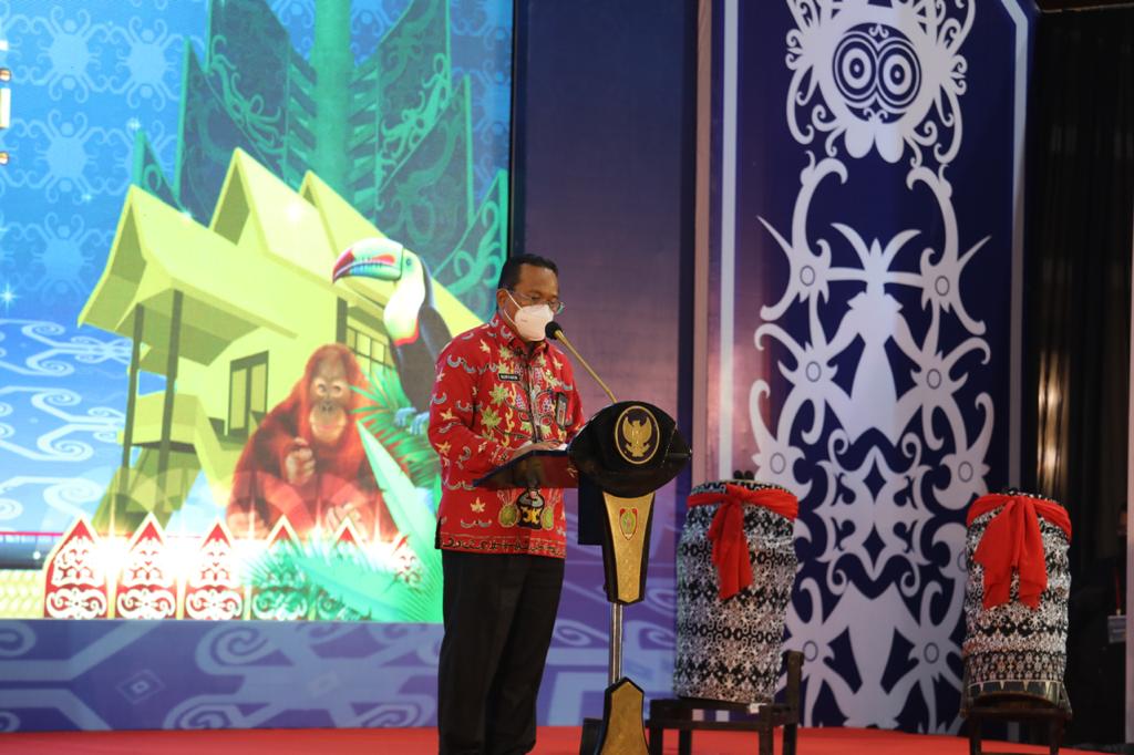 Plt. Sekretaris Daerah Kalteng Hadiri Launching Website UMKM dan Pariwisata Digital Kalteng dan Penyerahan Simbolis Program Sosial Bank Indonesia