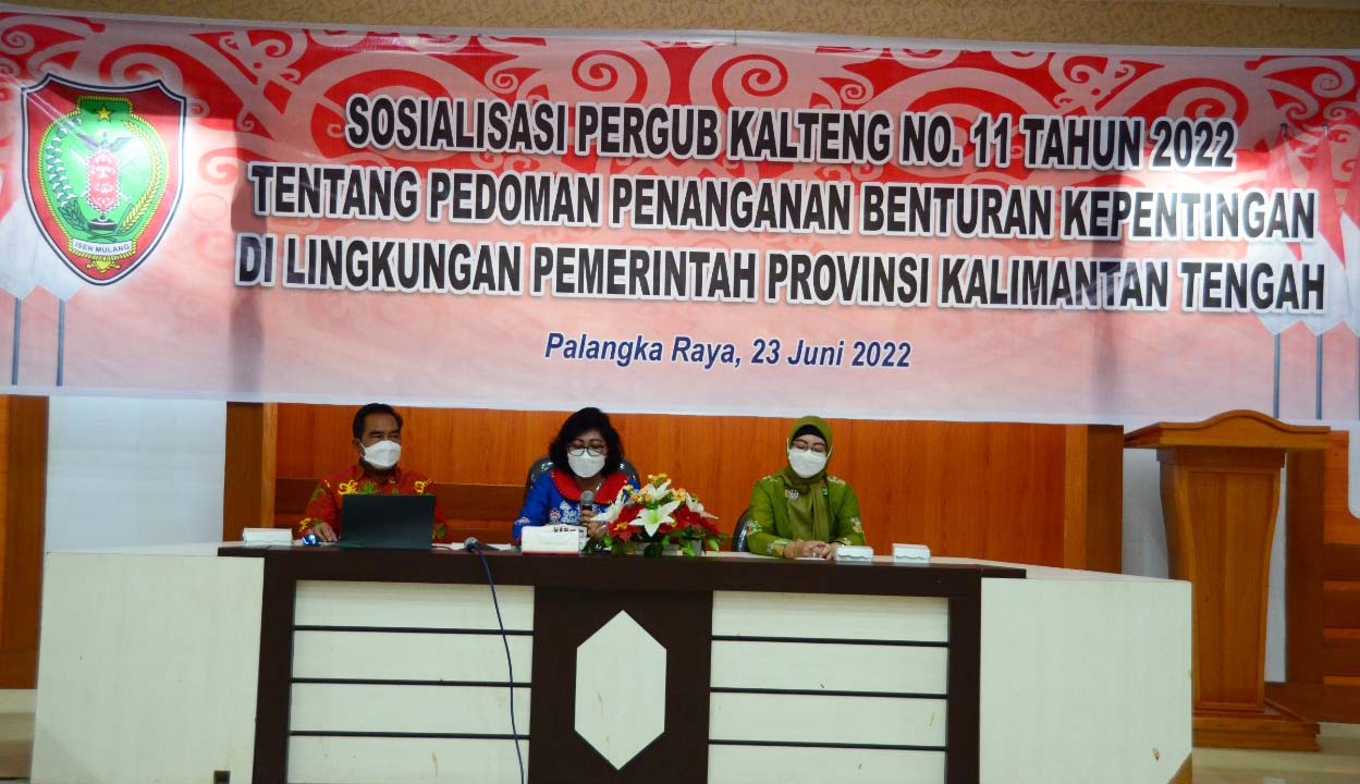 Inspektorat Kalteng Gelar Sosialisasi Pergub Kalteng No. 11 Tahun 2022
