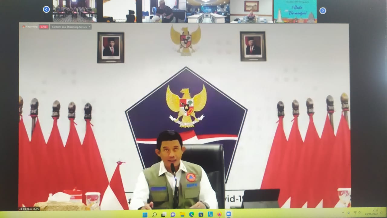 Wagub Kalteng Hadiri Rapat Koordinasi Penanganan Wabah PMK Pada Hewan Ternak
