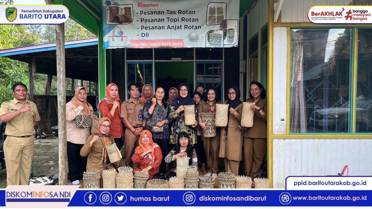 Persiapan Pameran HUT ke-45, Dekranasda Barut Kunjungi Galeri di Tiga Kecamatan