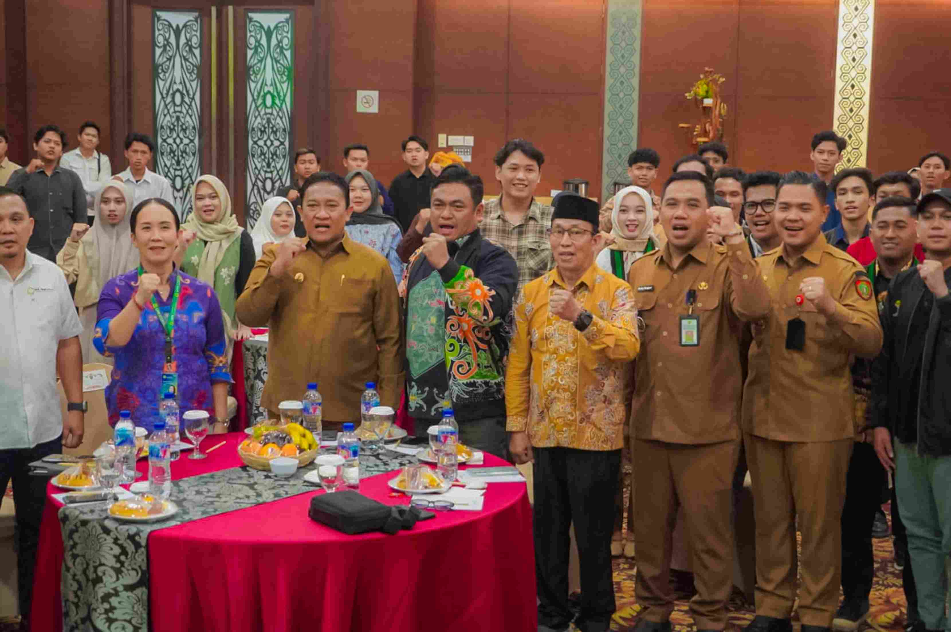 Wagub H. Edy Pratowo Buka FGD HMI Kalteng: Pemuda Harus Jadi Kekuatan Penggerak Ekonomi Daerah