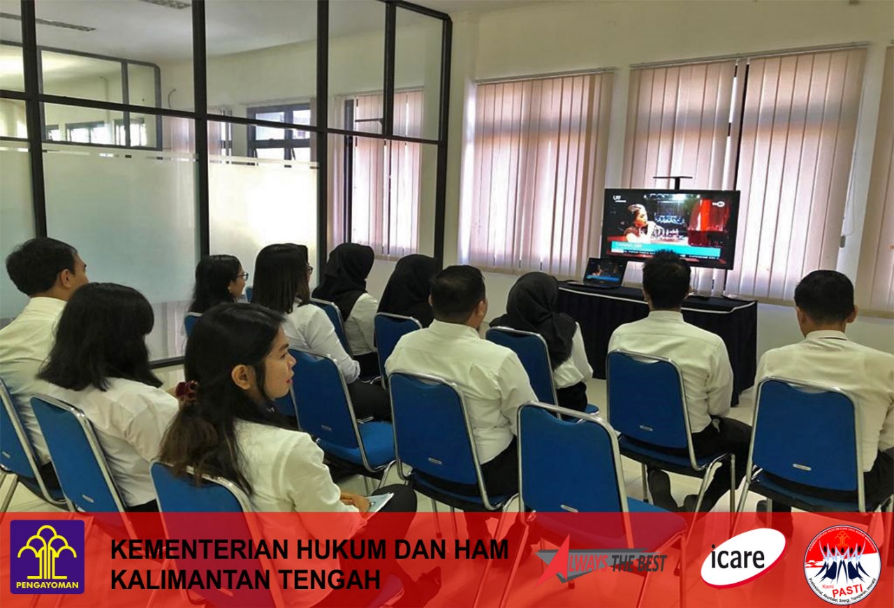 CPNS Kanwil Kalteng 2018 Ikuti Presidential Lecture Secara Streaming