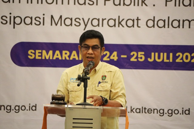 SAG KSDM Suhaemi Buka Rakor PPID Se-Kalteng Tahun 2024
