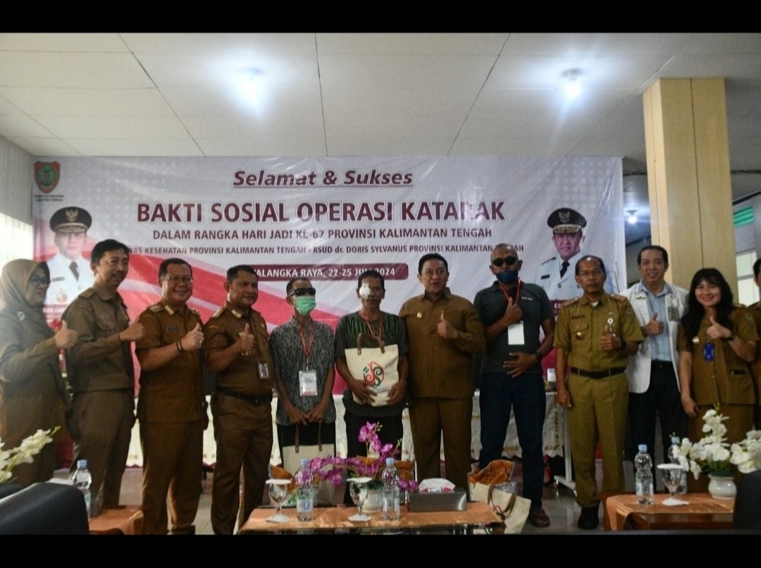 Bakti Sosial Operasi Katarak di RSUD dr. Doris Sylvanus Dalam Rangka Hari Jadi Ke-67 Provinsi Kalimantan Tengah