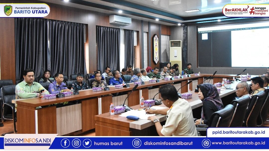 Pemkab Barito Utara Gelar Rapat Persiapan Apel Gelar Pasukan Pengamanan PSU
