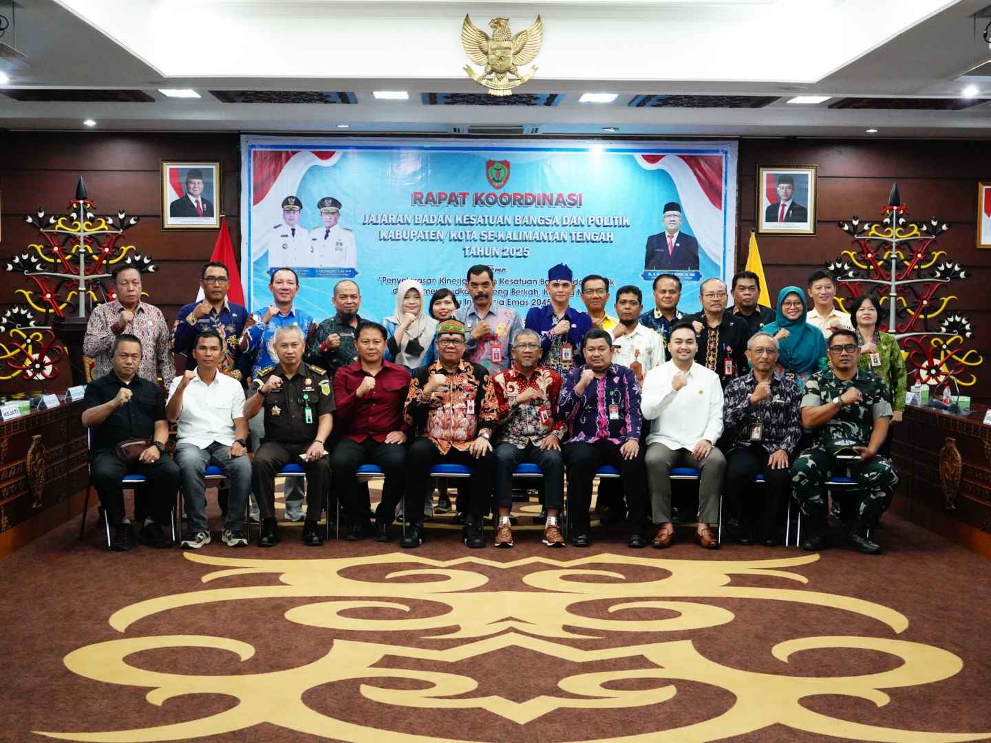 Rakor Kesbangpol Se-Kalteng 2025, Sinkronisasi Kinerja Dukung Asta Cita dan Huma Betang