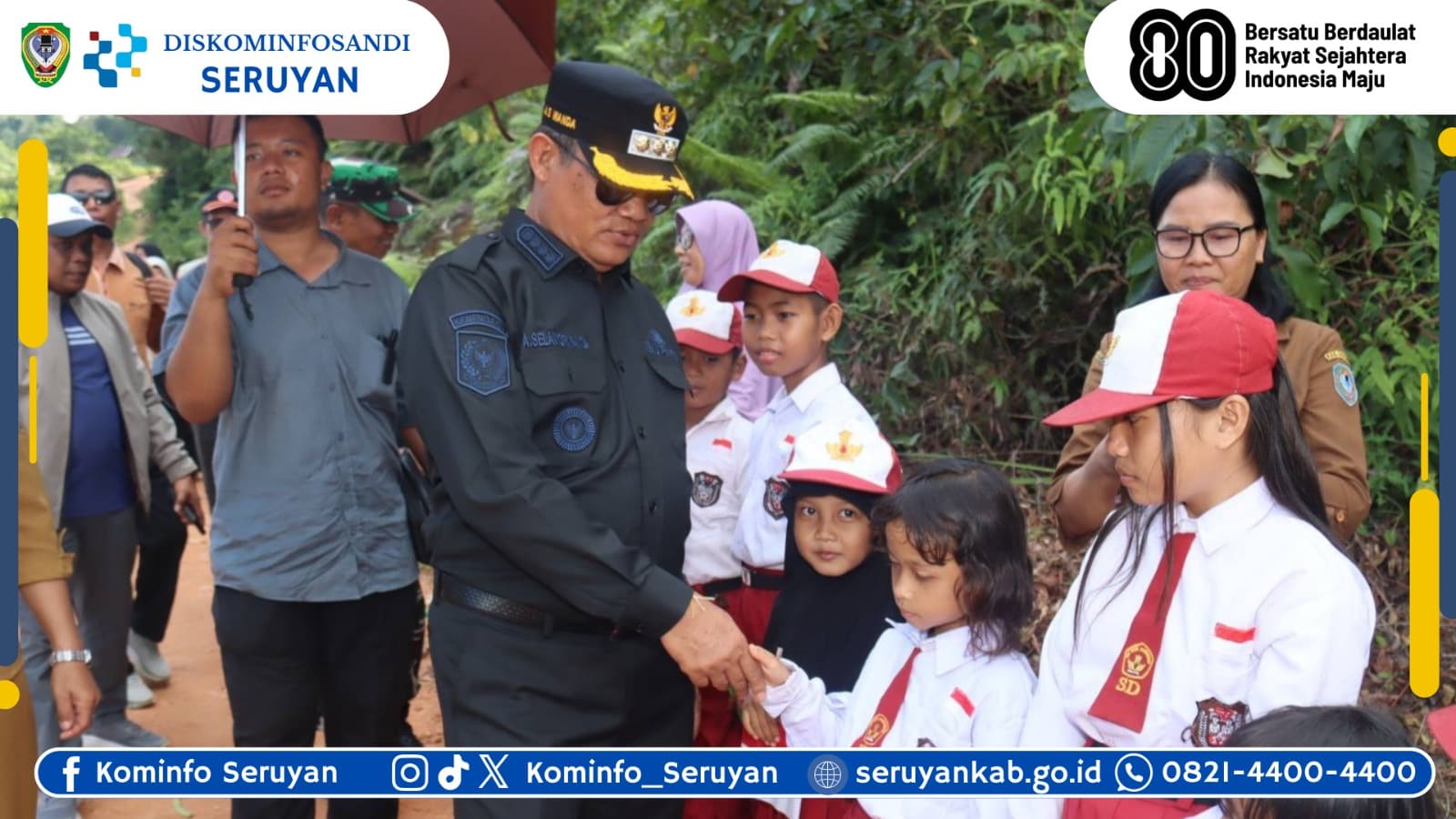 Bupati Seruyan Kunjungi Desa Mojang Baru, Dorong Penguatan Ekonomi Lokal