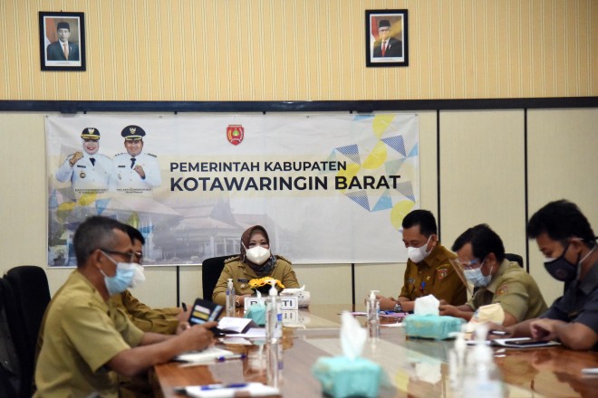 Ikuti Rakornas 2021, Bupati Hj Nurhidayah Siap Dukung Upaya Pemerintah RI Turunkan Angka Stunting