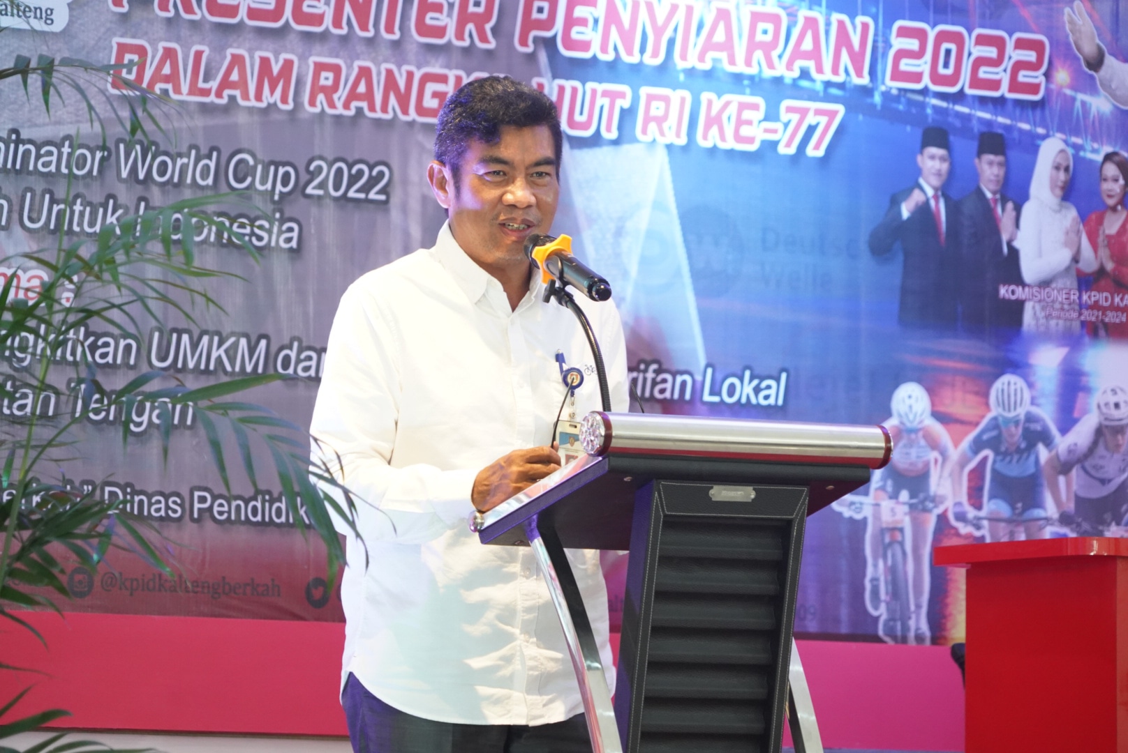 Mewakili Gubernur, Kadis Kominfosantik Kalteng Tutup Secara Resmi Lomba Presenter Penyiaran, Lomba Melukis, Lomba Puisi dan Vector Tahun 2022