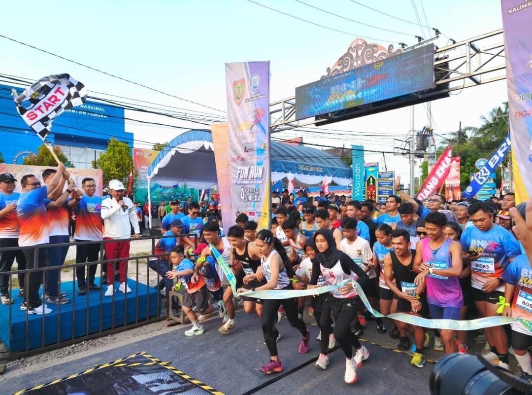 Gubernur Kalteng Buka BNN Run Volume 2, Gaungkan Hidup Sehat Tanpa Narkoba