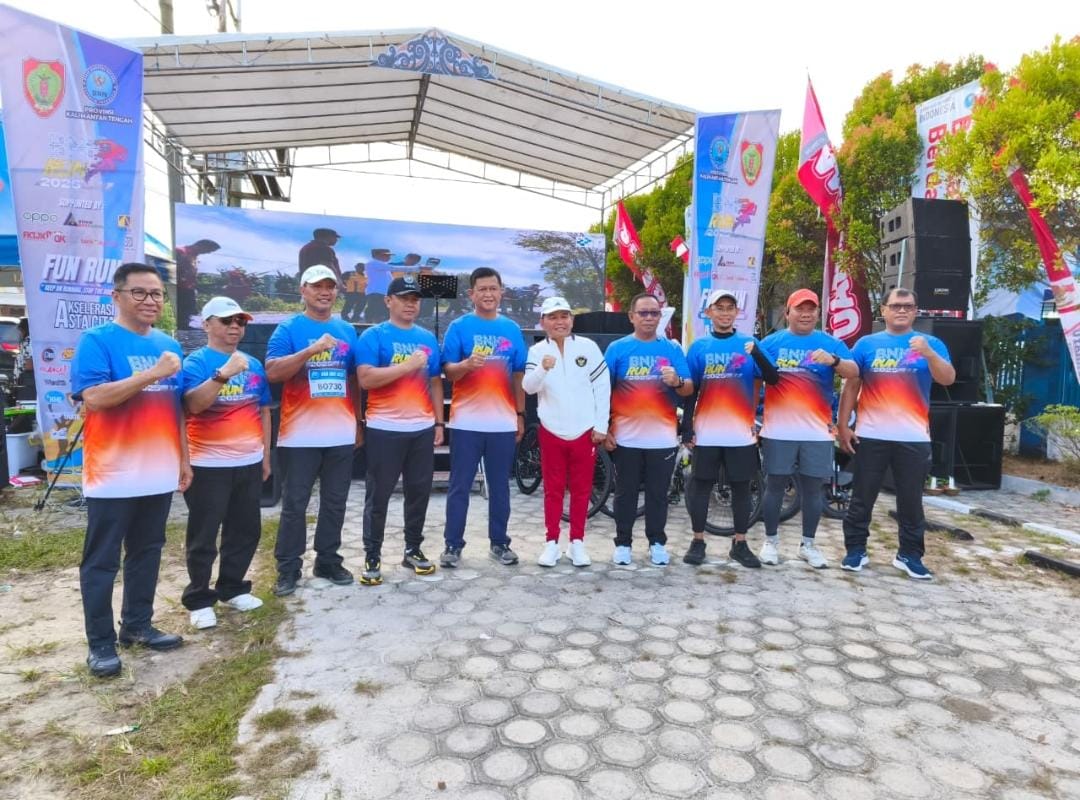 Gubernur Kalteng Buka BNN Run Volume 2, Gaungkan Hidup Sehat Tanpa Narkoba