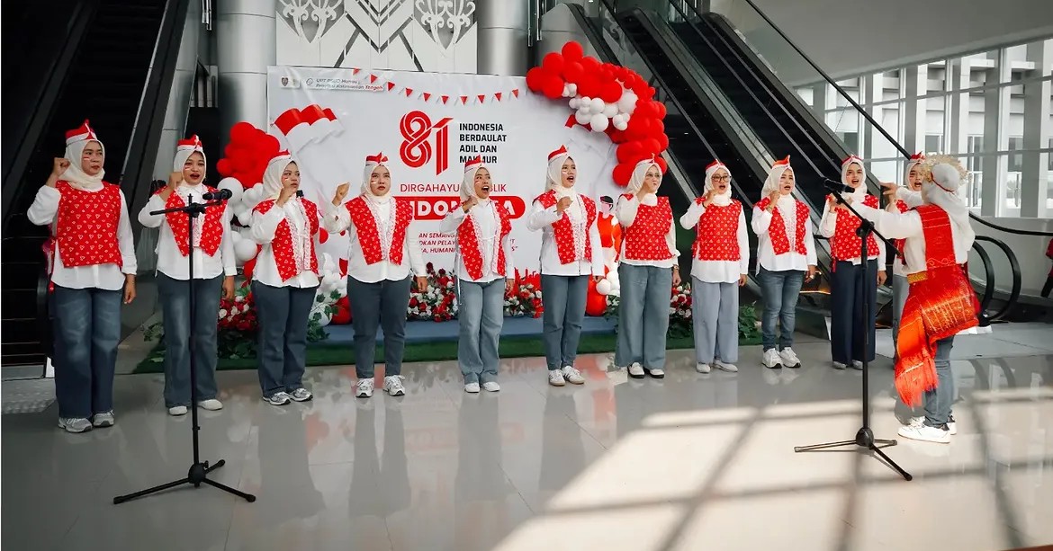 Paduan Suara RSUD Hanau Semarakkan HUT RI ke-81 dengan Harmoni dan Kekompakan