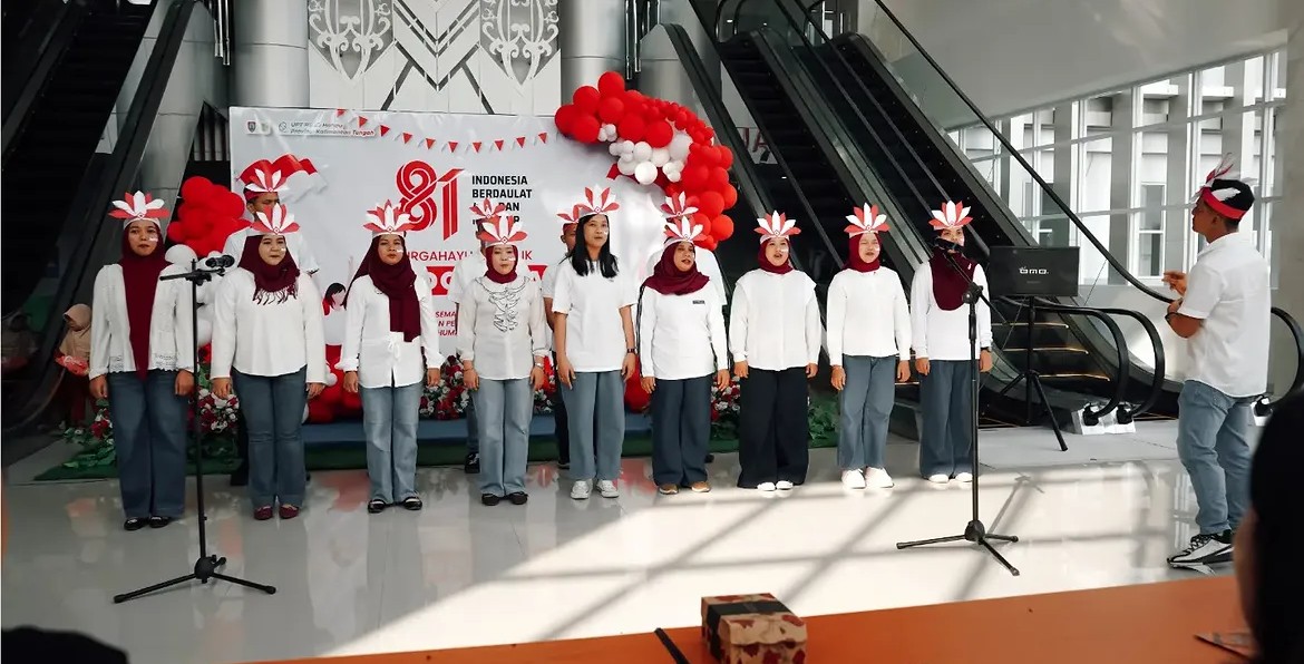 Paduan Suara RSUD Hanau Semarakkan HUT RI ke-81 dengan Harmoni dan Kekompakan