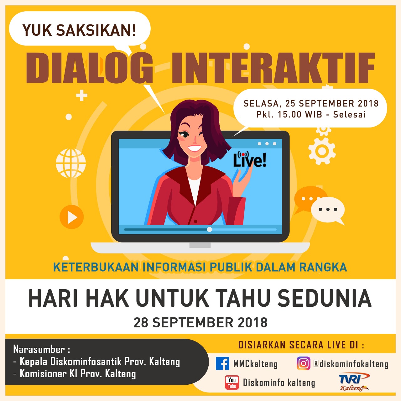 Dialog Interaktif Keterbukaan Informasi Publik Dalam Rangka Hari Hak Tahu Sedunia