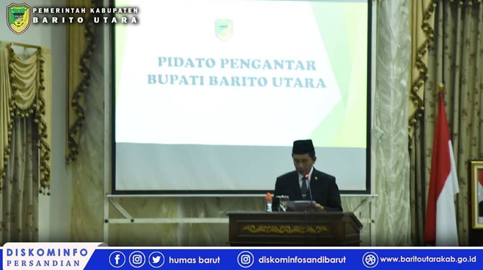 Bupati Barito Utara Paparkan Raperda APBD Perubahan Tahun Anggaran 2019