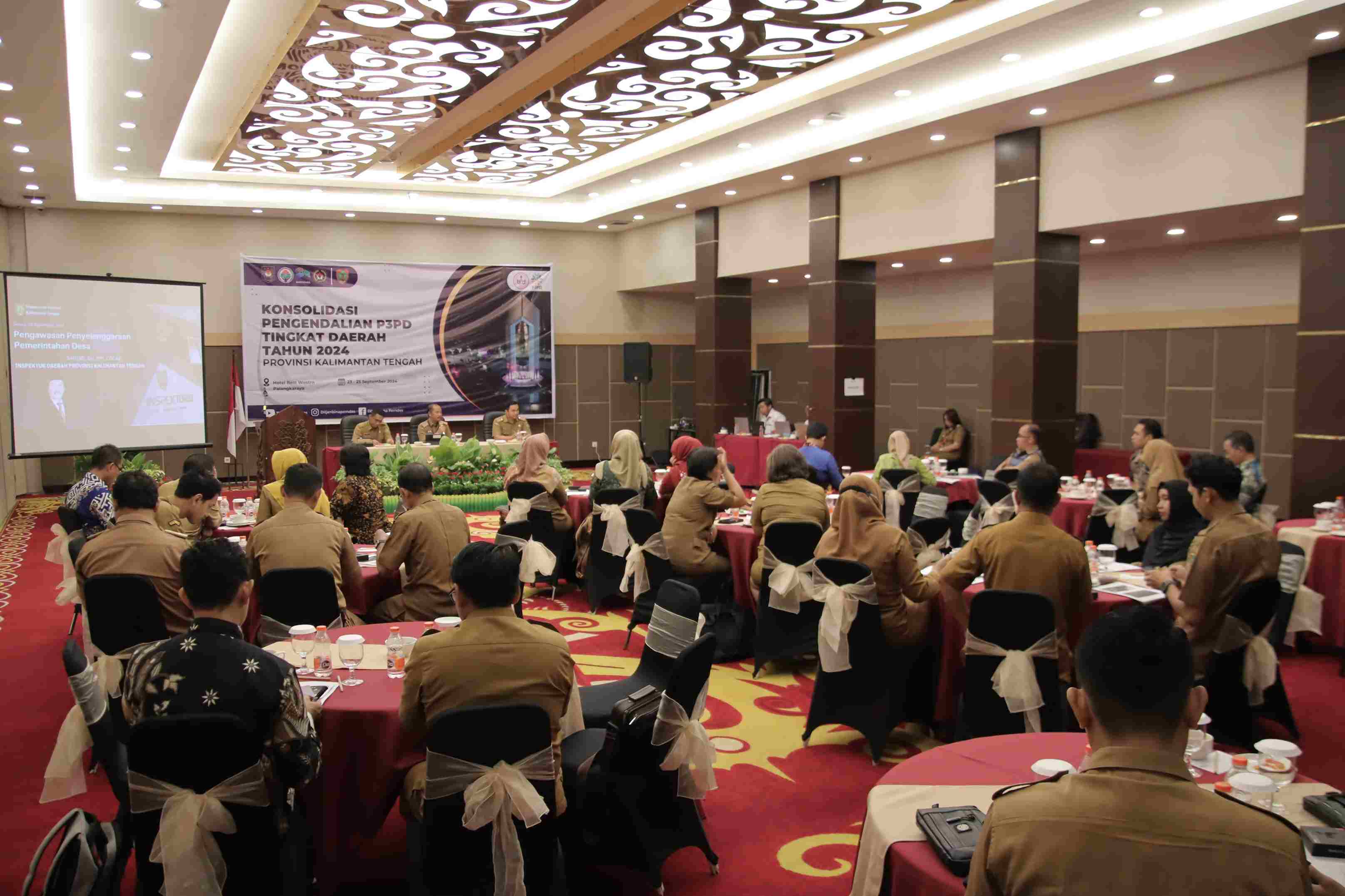 Inspektur Daerah Prov. Kalteng Jadi Narasumber Rapat Konsolidasi P3PD Tingkat Daerah Tahun 2024