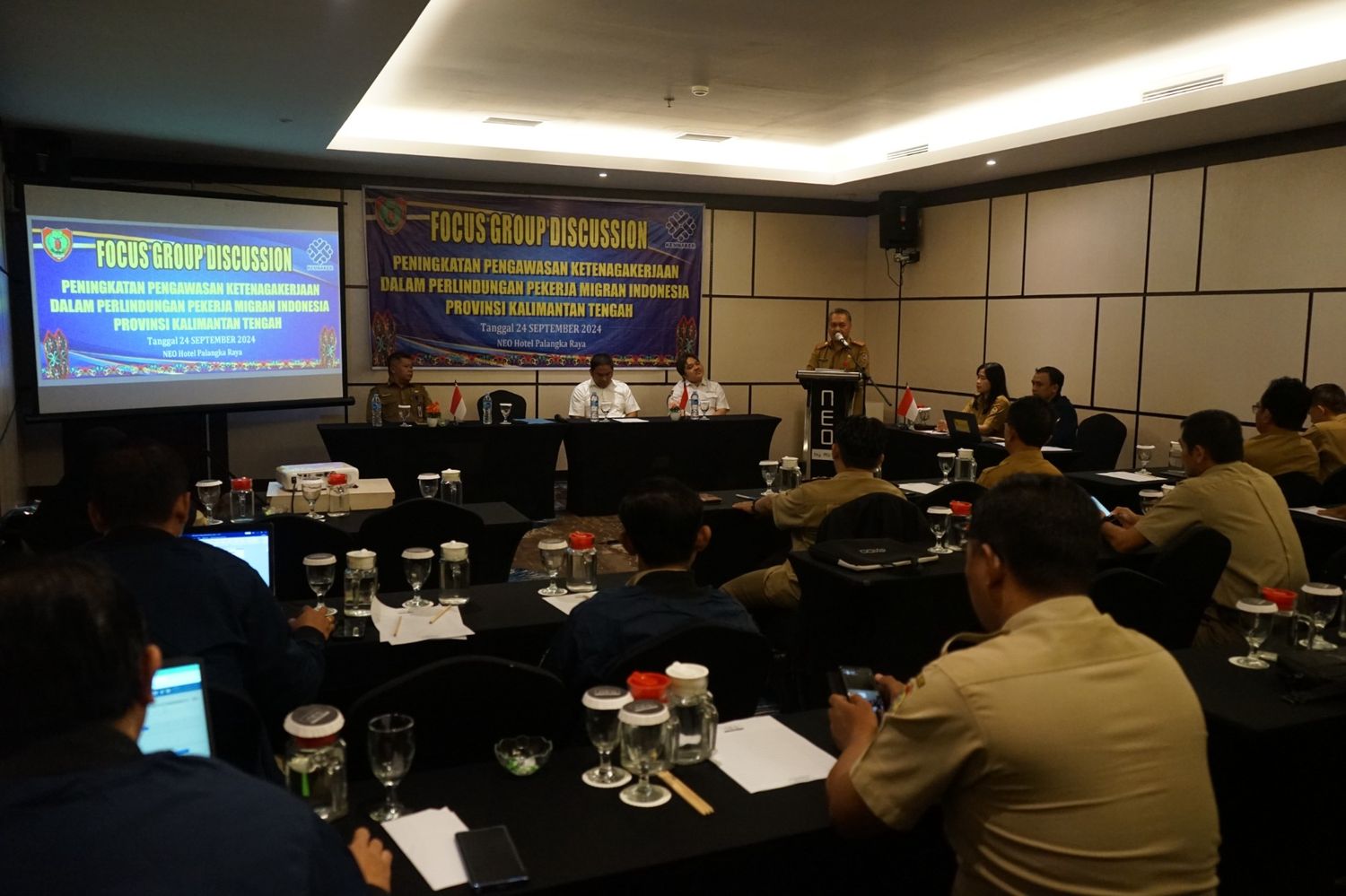 Disnakertrans Prov. Kalteng Gelar Peningkatan Pengawasan Ketenagakerjaan dalam Perlindungan Pekerja Migran Indonesia