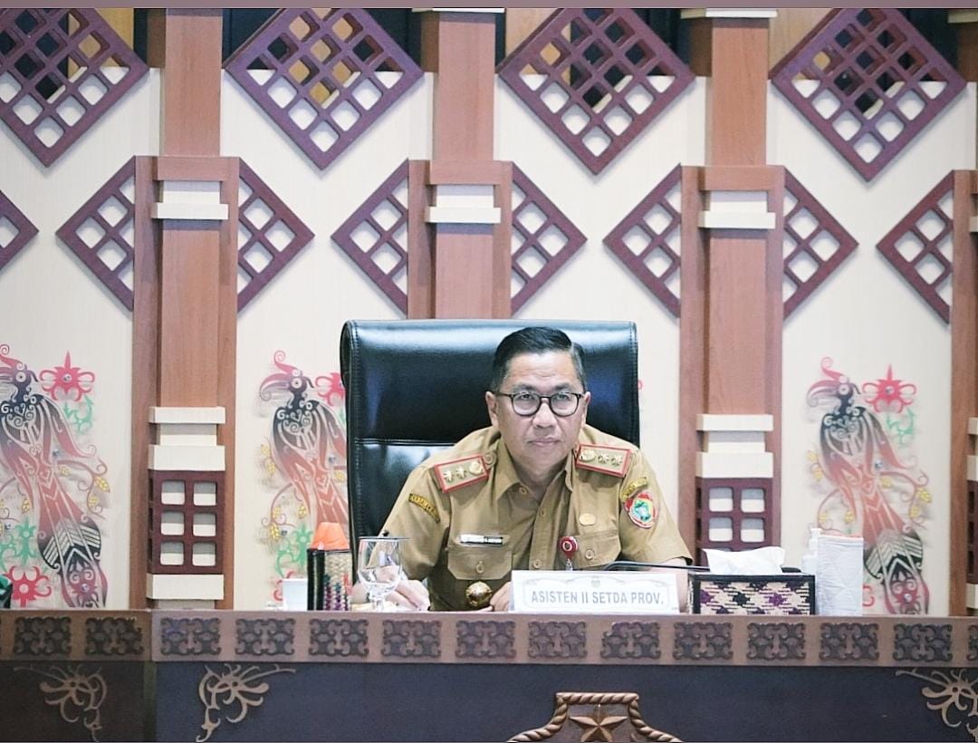Asisten Ekbang Leonard S. Ampung Hadiri Rakor Pengendalian Inflasi di Daerah