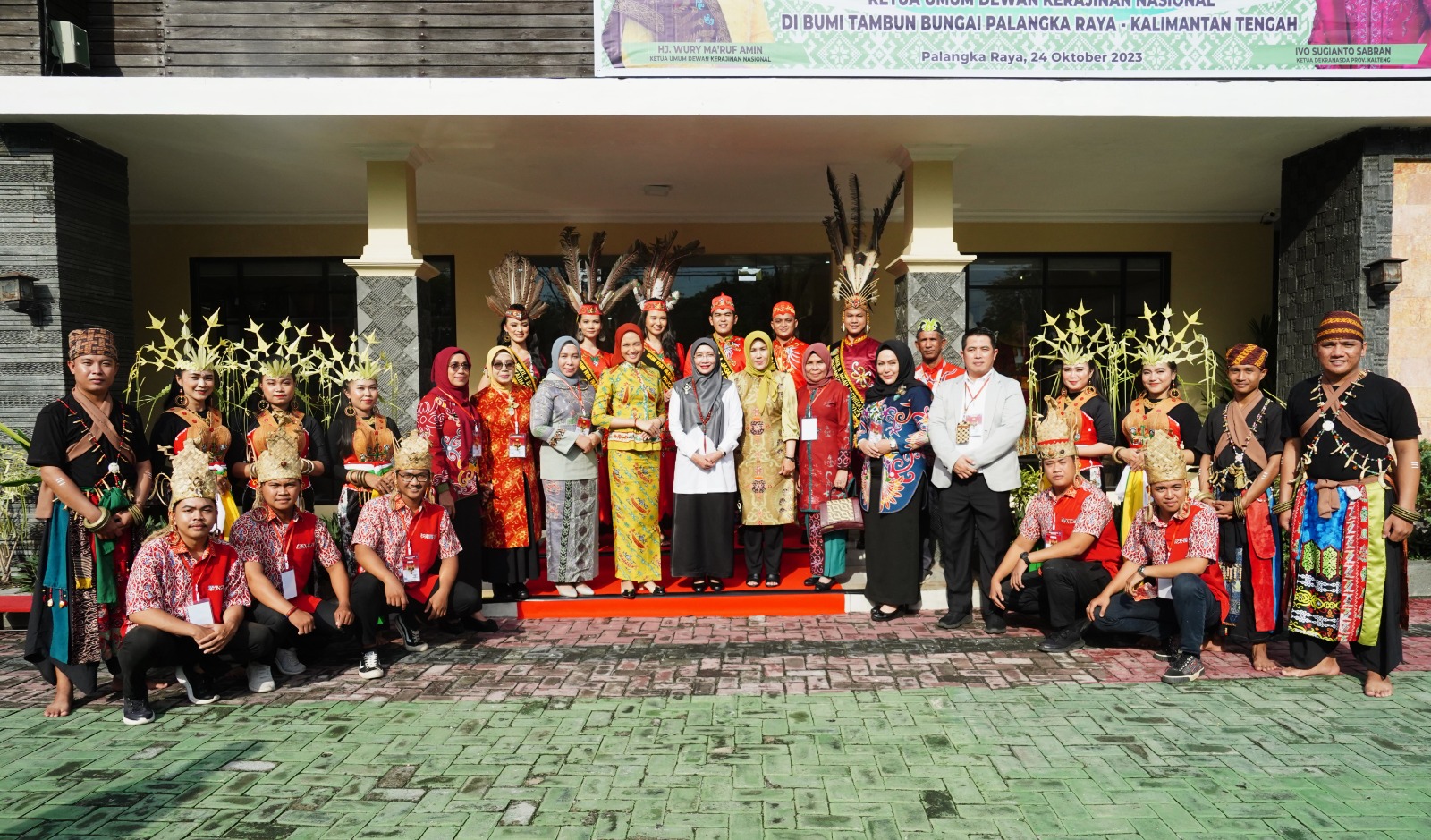 Ketua Dekranas Wury Ma`ruf Amin Kunjungi Dekranasda Kalteng