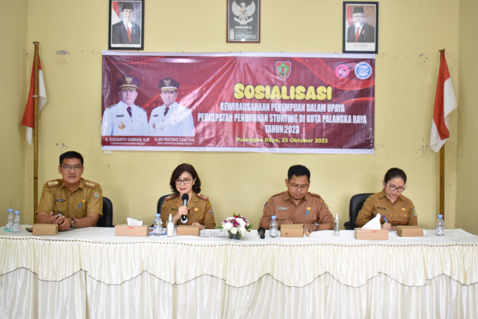 DP3APPKB Gelar Sosialisasi Kewirausahaan Perempuan dalam Upaya Percepatan Penurunan Stunting di Kota Palangka Raya Tahun 2023