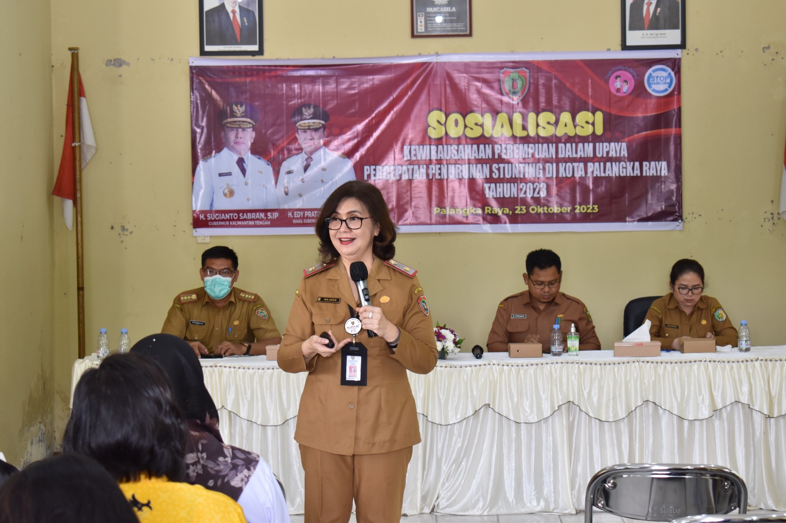 DP3APPKB Gelar Sosialisasi Kewirausahaan Perempuan dalam Upaya Percepatan Penurunan Stunting di Kota Palangka Raya Tahun 2023