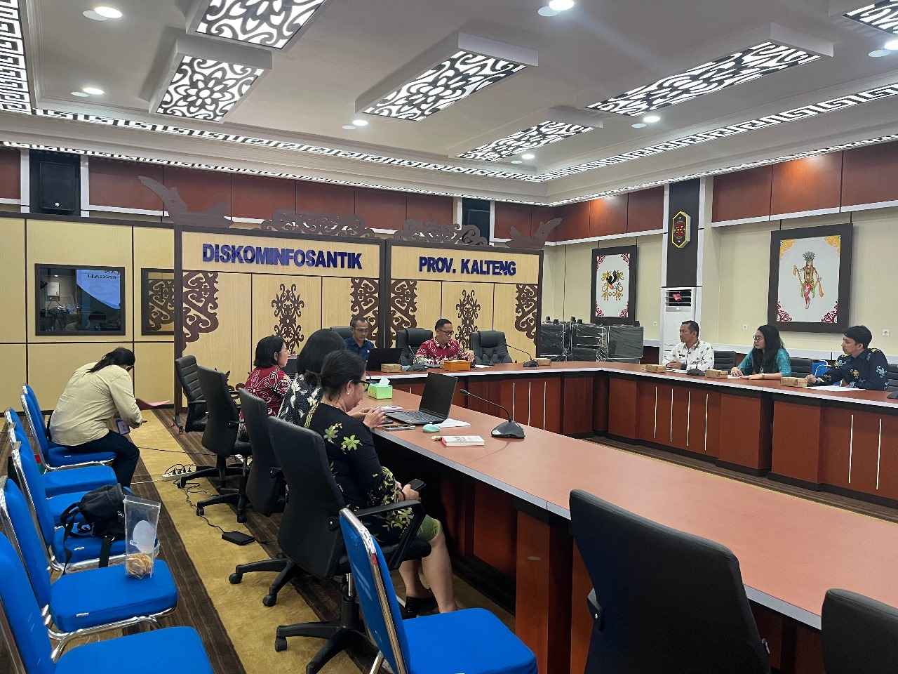 Dinas Perhubungan Jalani Uji Konsekuensi bersama PPID Utama Prov. Kalteng 