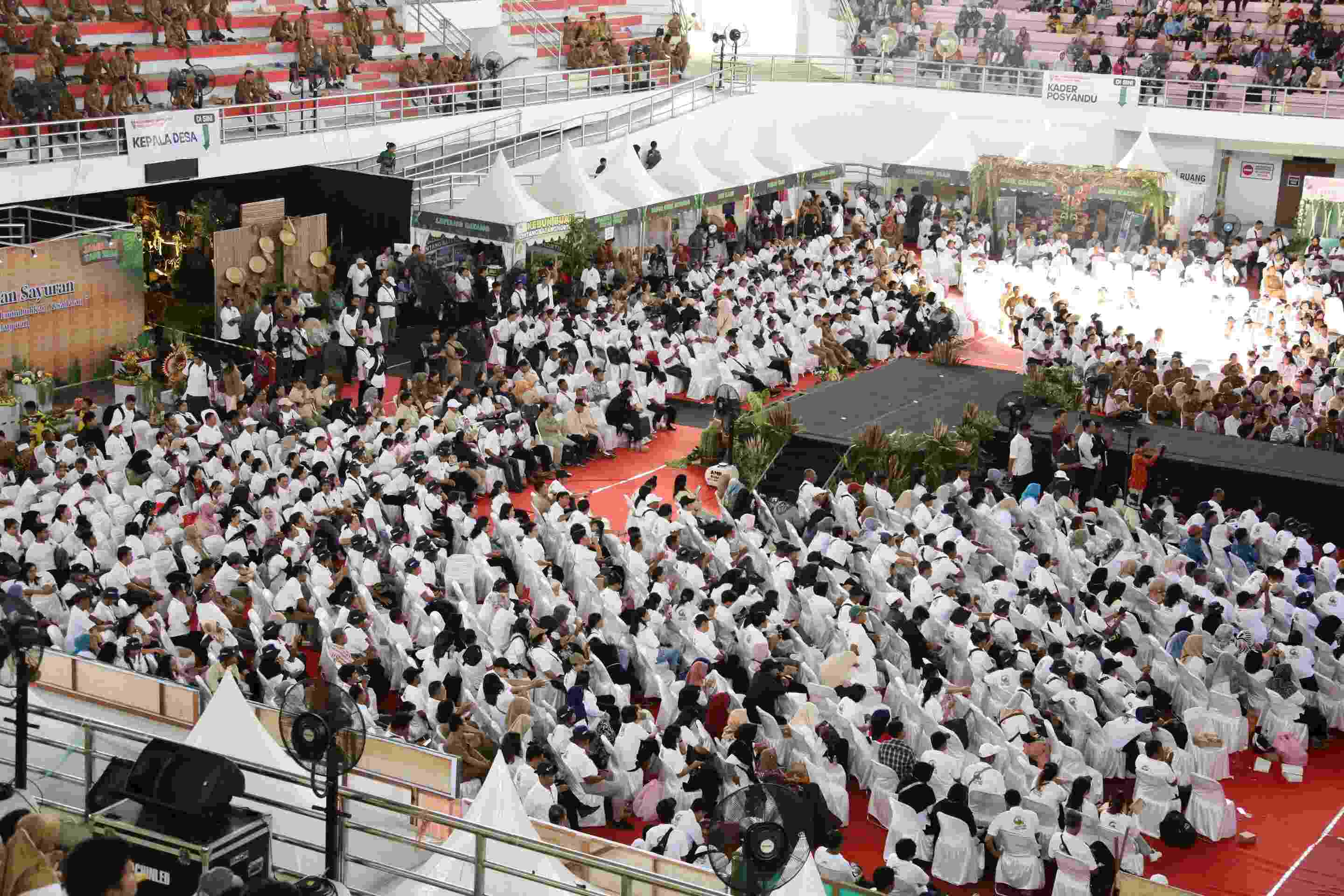 Kepala Desa, Pendamping Desa dan Kader Posyandu Turut Meriahkan Jambore Tani 2024