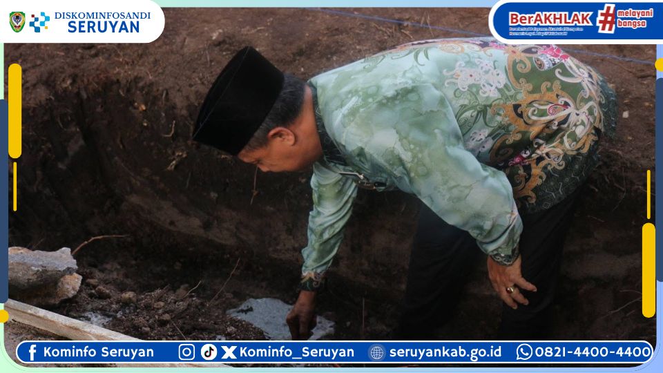 Simbol Gotong Royong Umat, Wabup Seruyan Pimpin Peletakan Batu Pertama Masjid Al-Maskunatus Salam