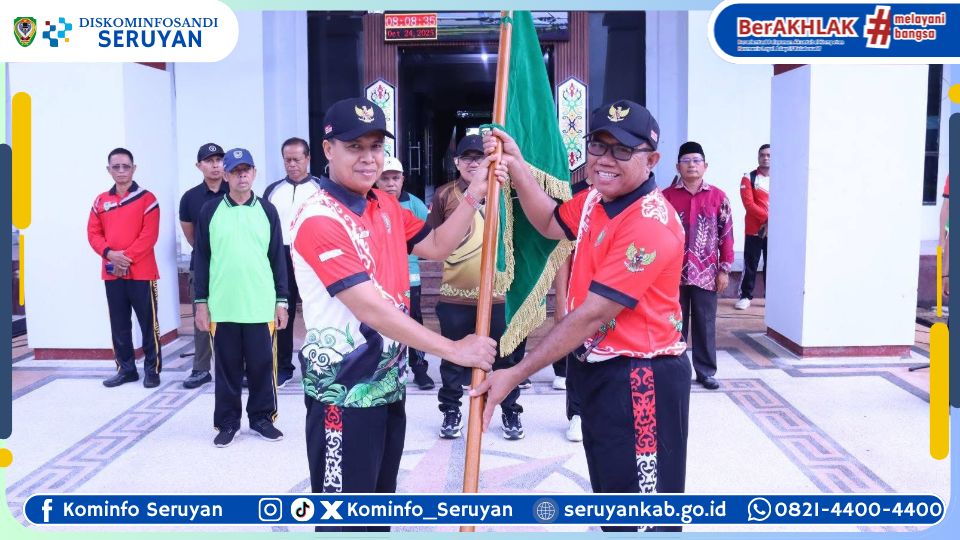 Wabup Seruyan Lepas Kontingen Peringatan Ke-97 Hari Sumpah Pemuda