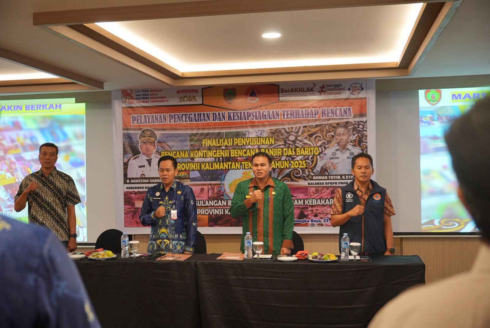 BPBD Kalteng Gelar Finalisasi dan Geladi TTX Rencana Kontingensi Banjir DAS Barito   