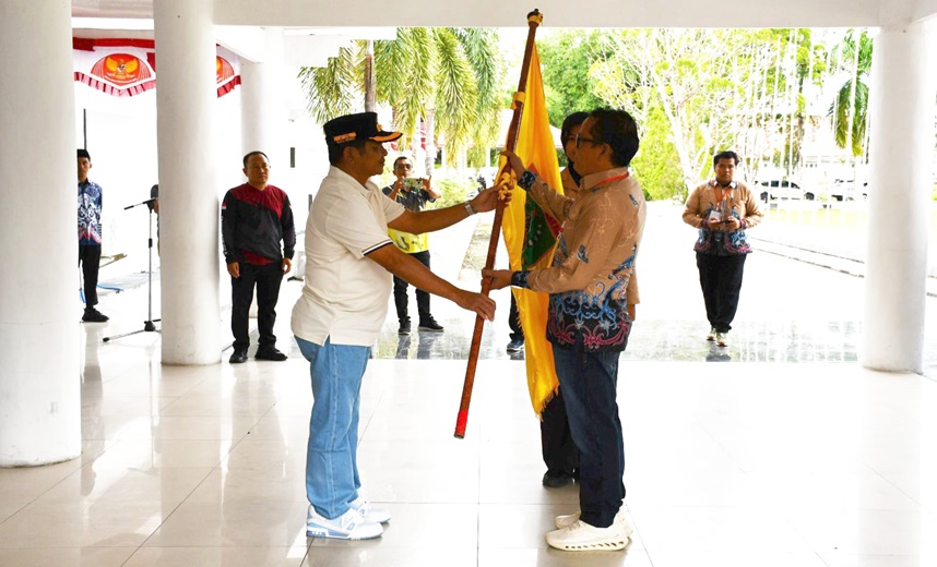 Wabup Berangkatkan Kontingen IBAB Barsel ke Sukamara