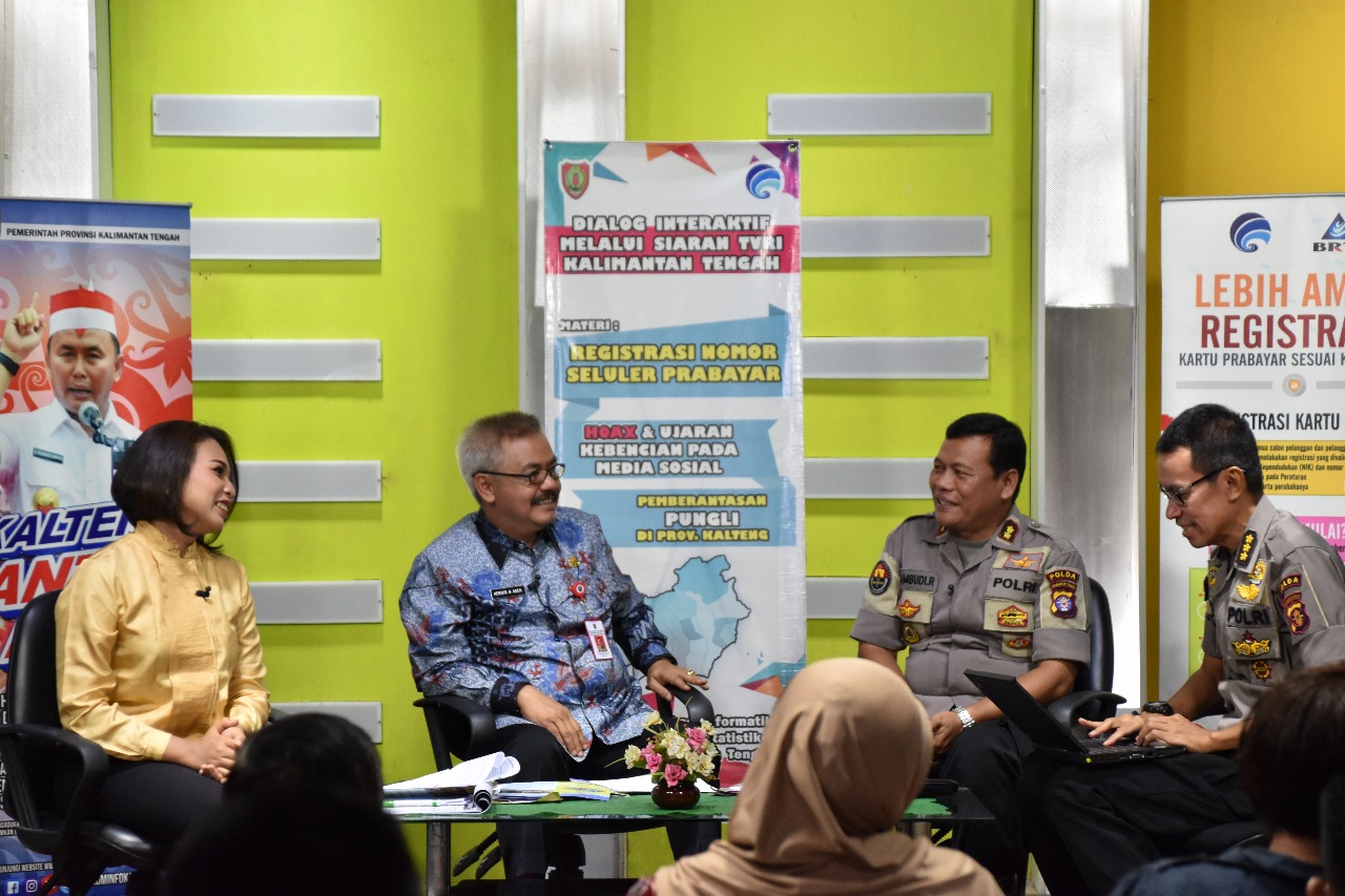 DIALOG INTERAKTIF KOMINFO DI TVRI KALTENG