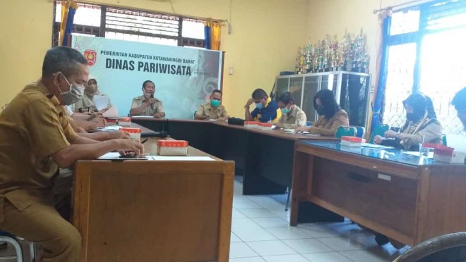 Rapat Koordinasi Penyusunan Kalender Event Wisata Kabupaten Kobar Tahun 2021