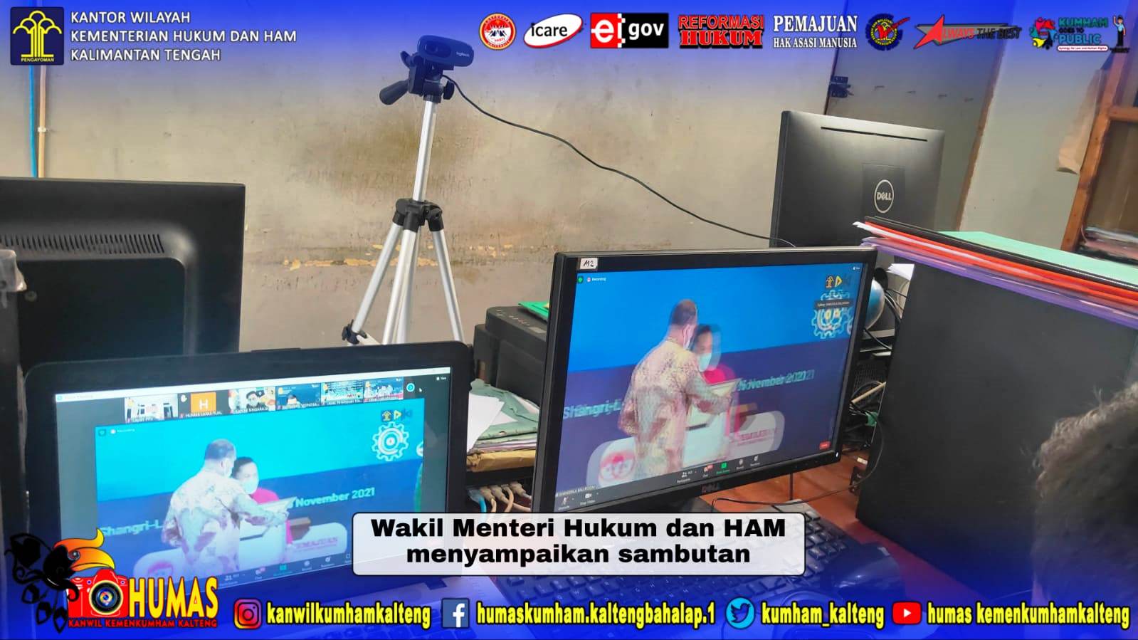 Lapas Muara Teweh Ikuti Pembukaan PR SUMMIT VOL. I Secara Virtual
