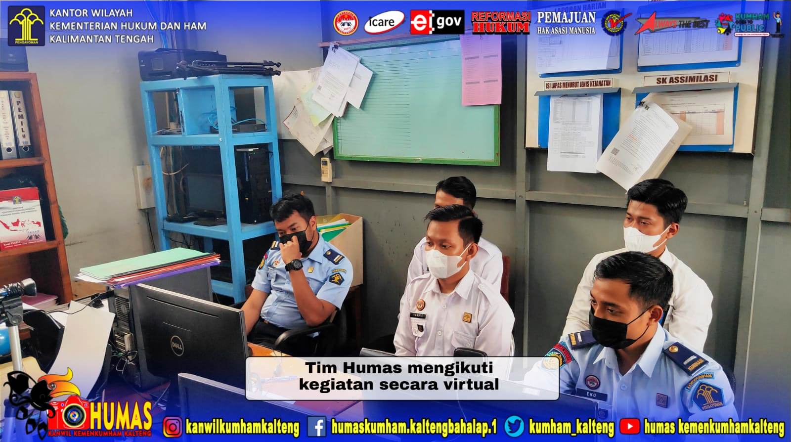 Lapas Muara Teweh Ikuti Pembukaan PR SUMMIT VOL. I Secara Virtual