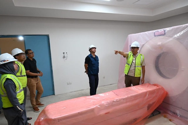 Plt. Sekda H.M. Katma F. Dirun Tinjau Progres Pembangunan Lanjutan RSUD Kelas B Hanau