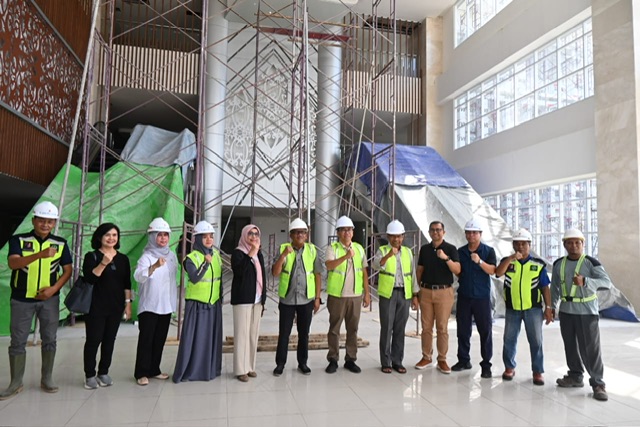 Plt. Sekda H.M. Katma F. Dirun Tinjau Progres Pembangunan Lanjutan RSUD Kelas B Hanau