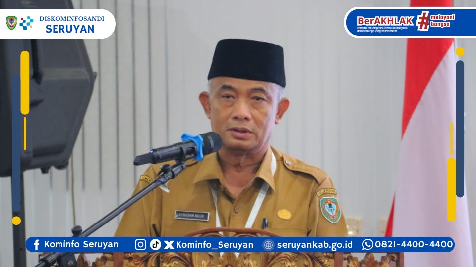 Pemkab Seruyan Perkuat Tata Kelola Data, Workshop Statistik Sektoral 2025 Resmi Dibuka