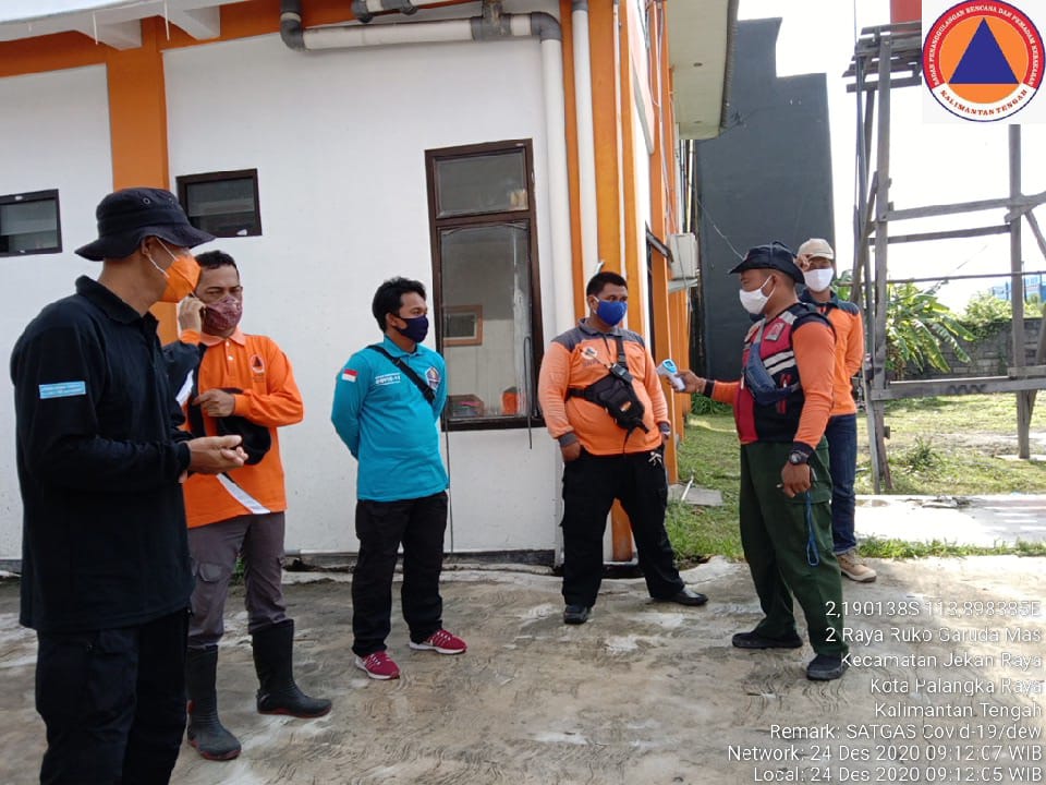 Penerapan Protokol Kesehatan di BPBPK Provinsi Kalimantan Tengah