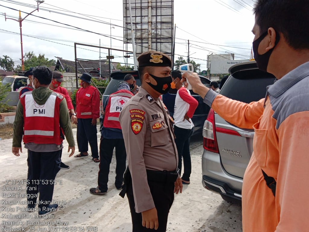Kembali dari Prov. Kalsel, Relawan Dapur Umum Prov Kalteng Lakukan Rapid Tes Antigen